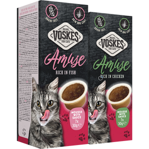 Cat Mousse With Sauce 7x30g