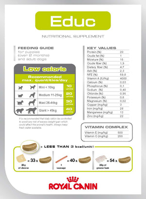 Nutritional Sup Education þjálfunarnammi 50g
