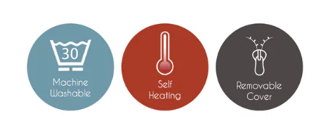 Sjálfhitandi Motta L 90x64cm