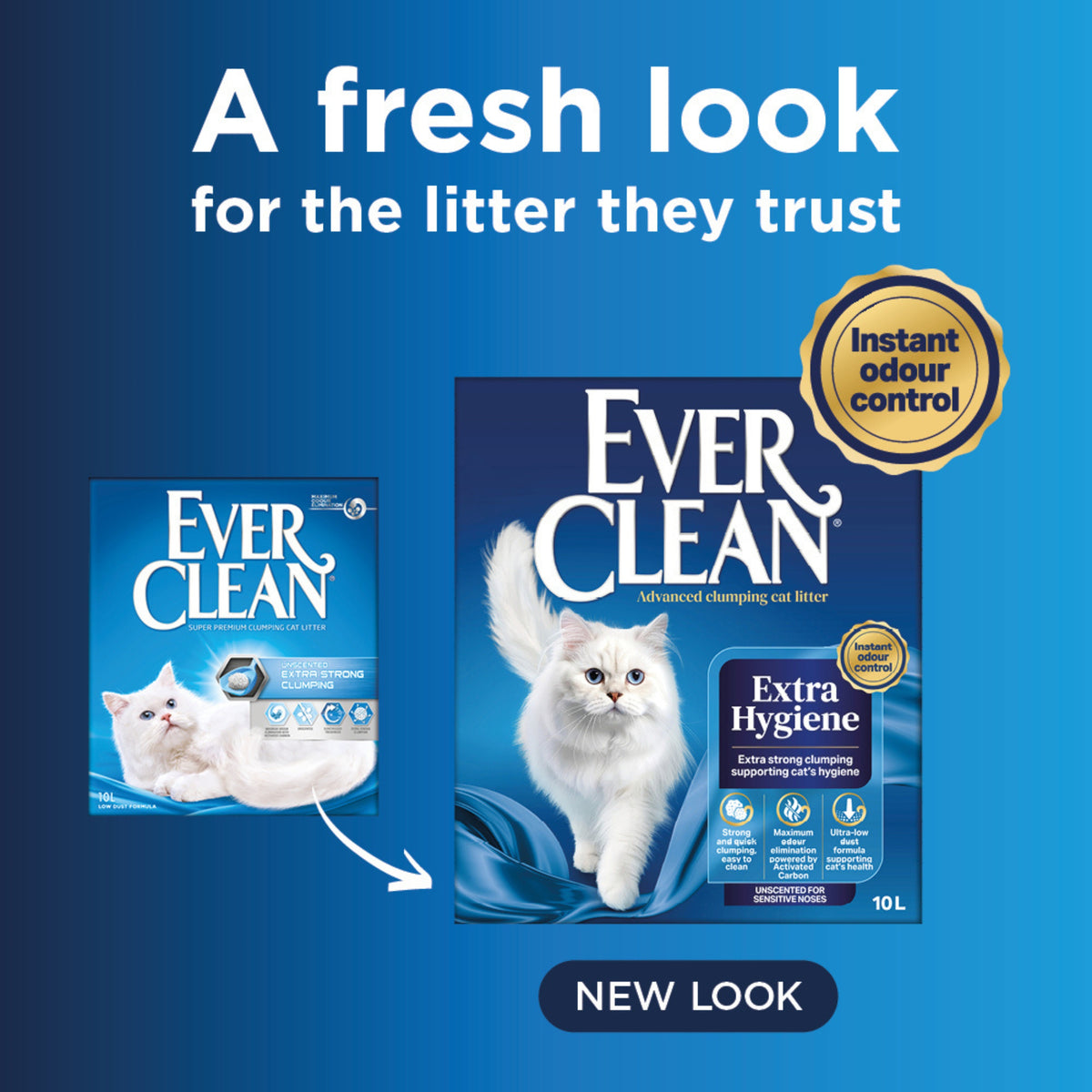 Extra Hygiene Unscented (Extra Strong Clumping) - Nýtt nafn