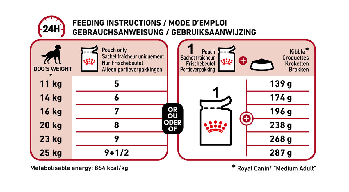 Medium Adult - blautfóður