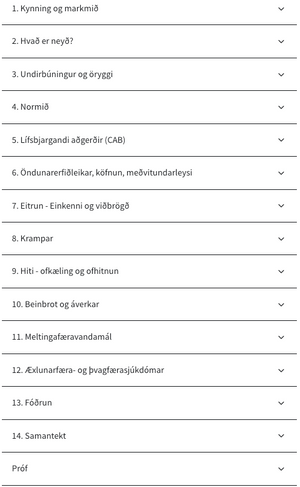Netnámskeið: Fyrsta hjálp hunda og katta - lærðu rétt viðbrögð