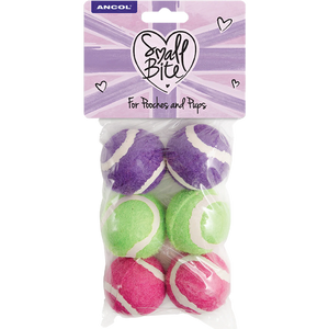 Small Bite Mini Tennis Boltar 6stk