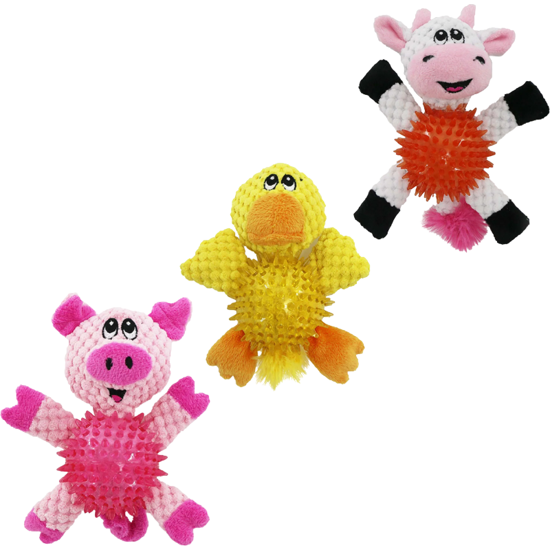 Small Bite Ball Bellies Pig, Cow and Chick