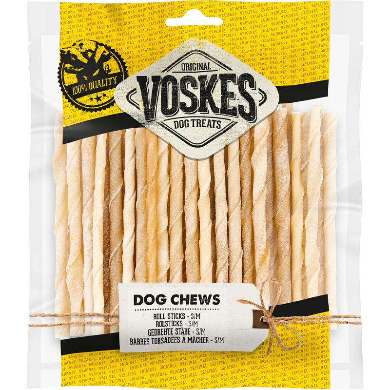 Dog Chews Roll Sticks S/M