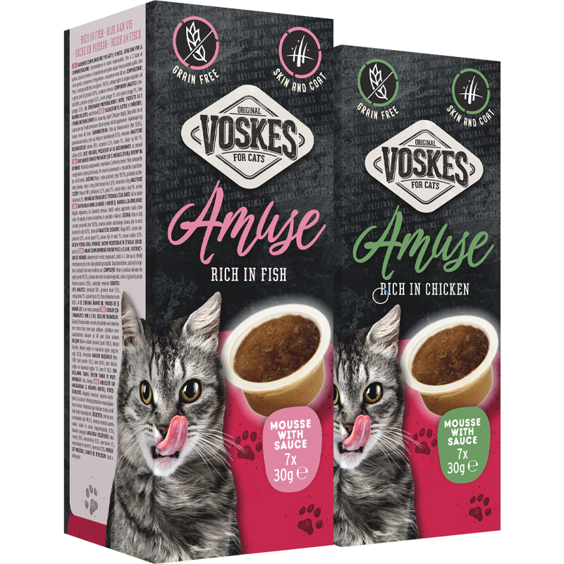 Cat Mousse With Sauce 7x30g