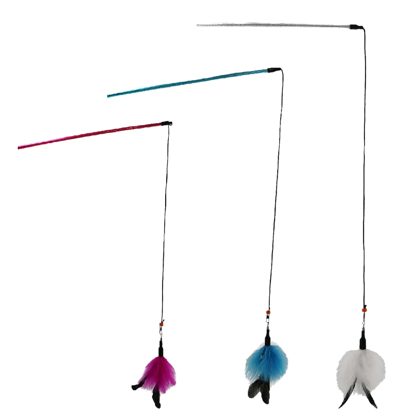 Feather Bell Cat Dangler