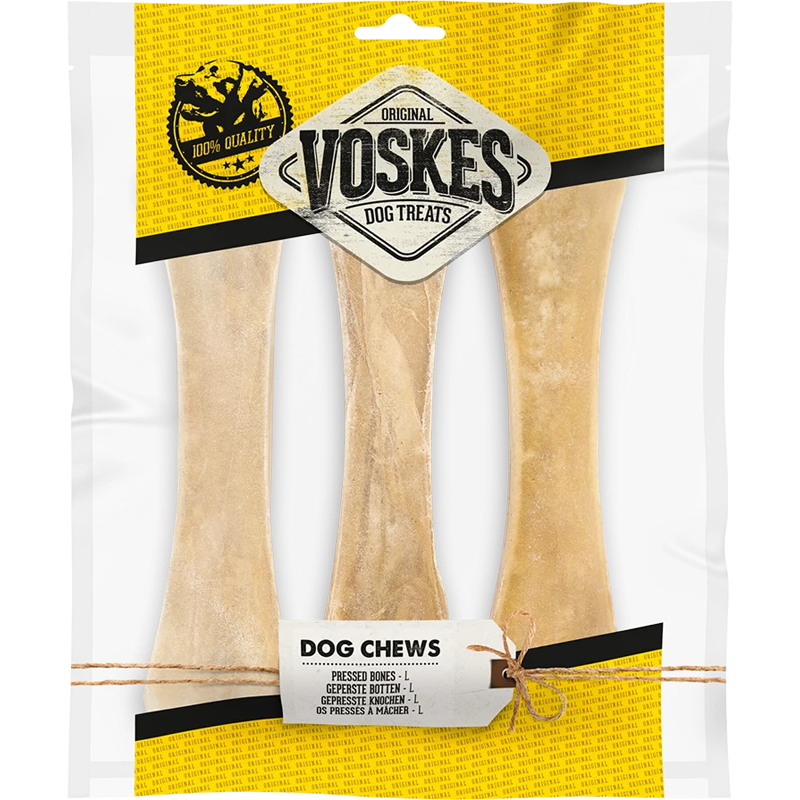 Dog Chews Pressed Bones L 3stk