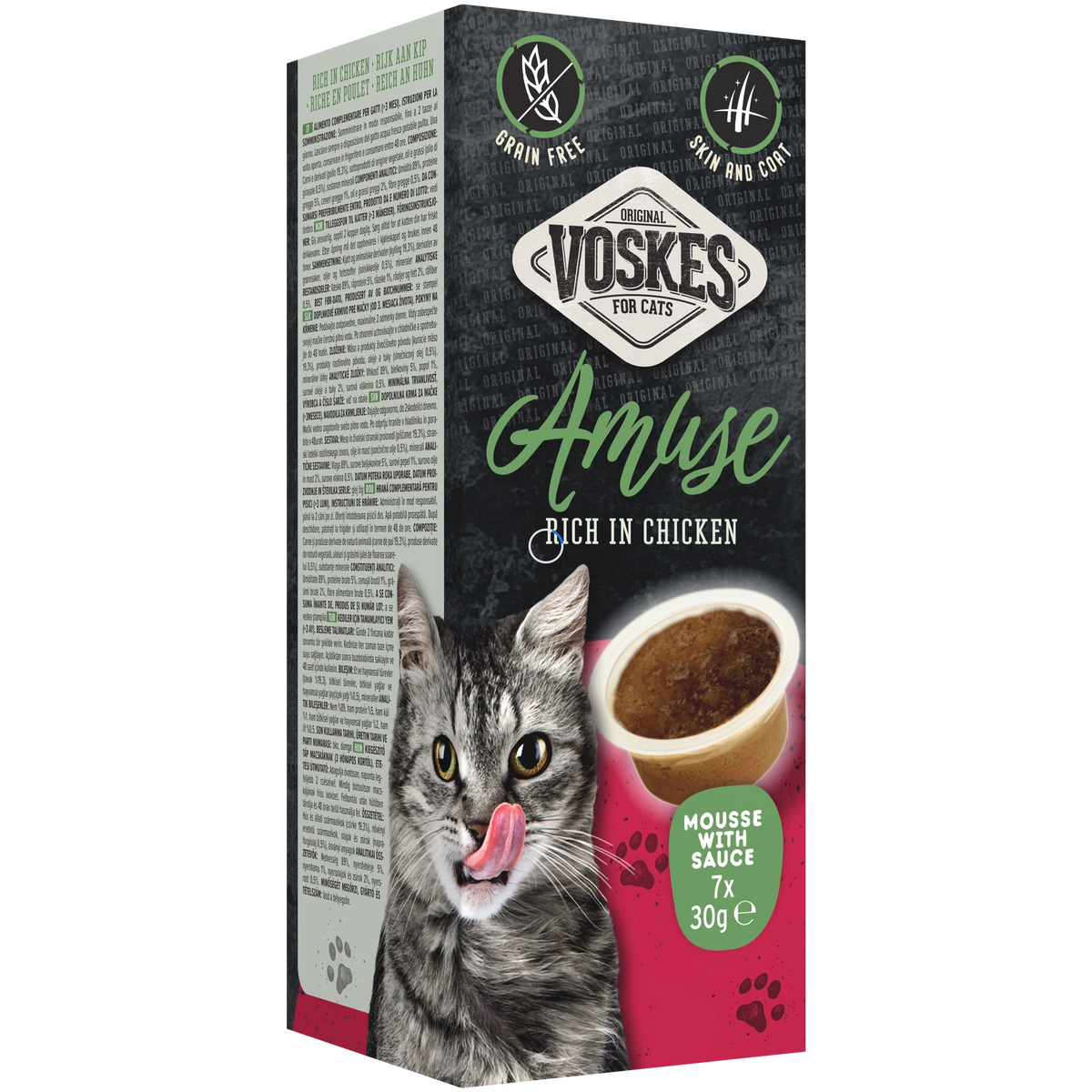 Cat Mousse With Sauce 7x30g
