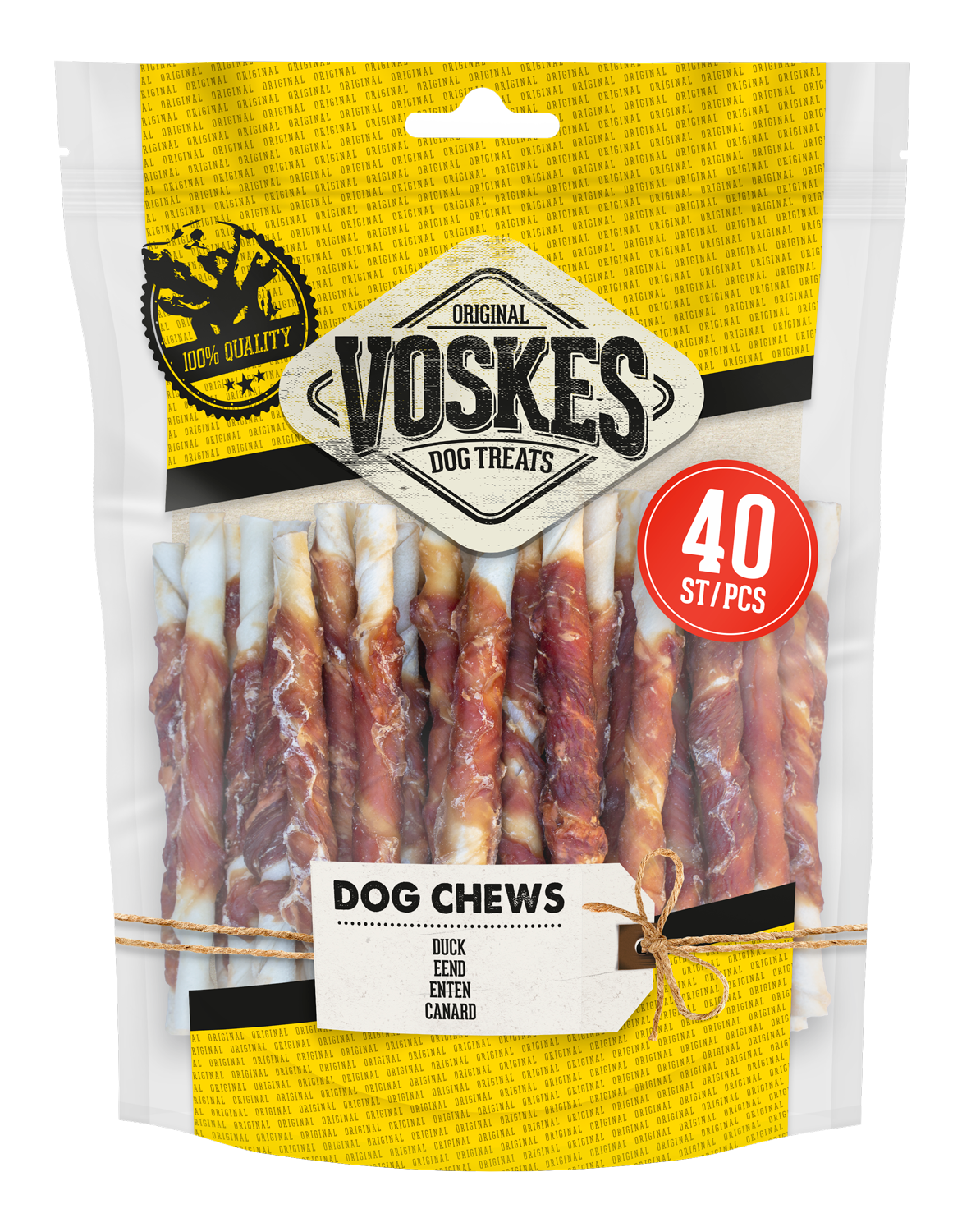 Dog Chew Sticks with Duck 400gr